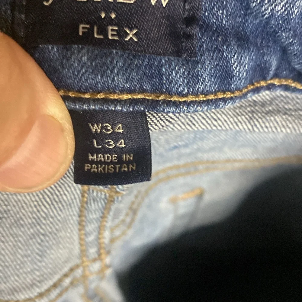J. Crew flex slim fit jeans size 34x34 stretchy
